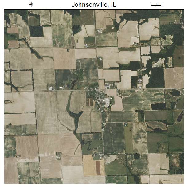 Johnsonville, IL air photo map