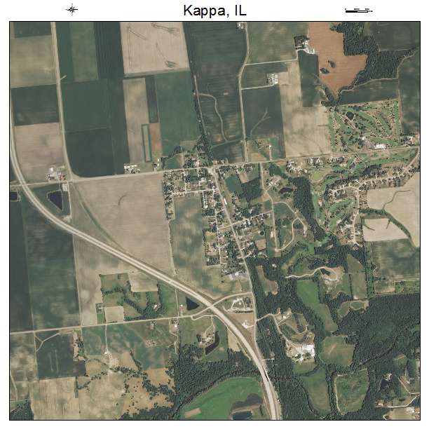 Kappa, IL air photo map
