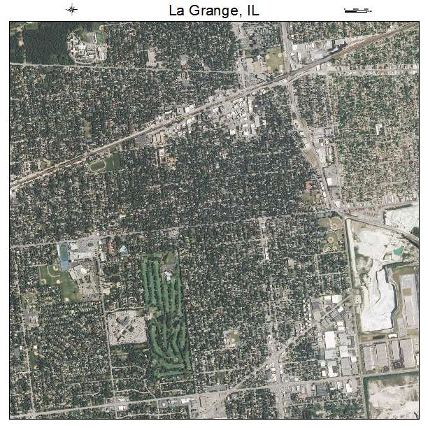 La Grange, IL air photo map