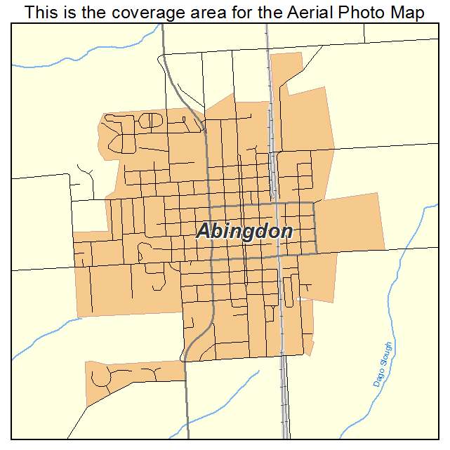 Abingdon, IL location map 