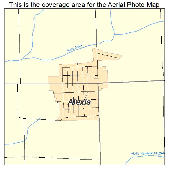 Alexis, IL location map 