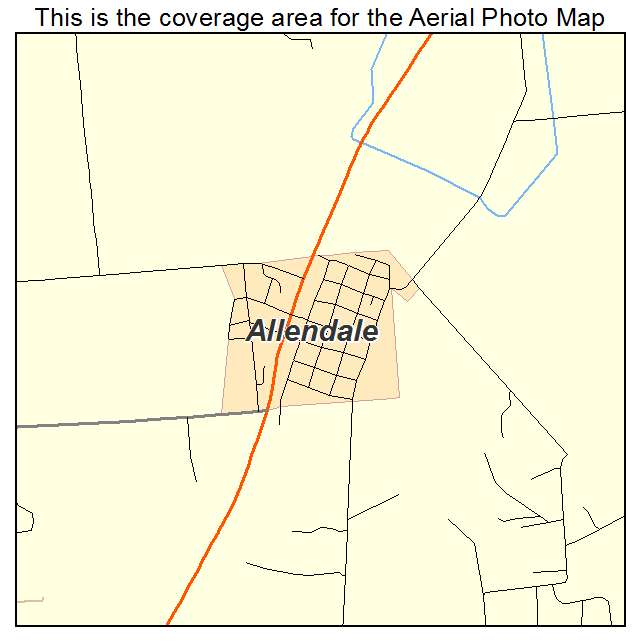 Allendale, IL location map 