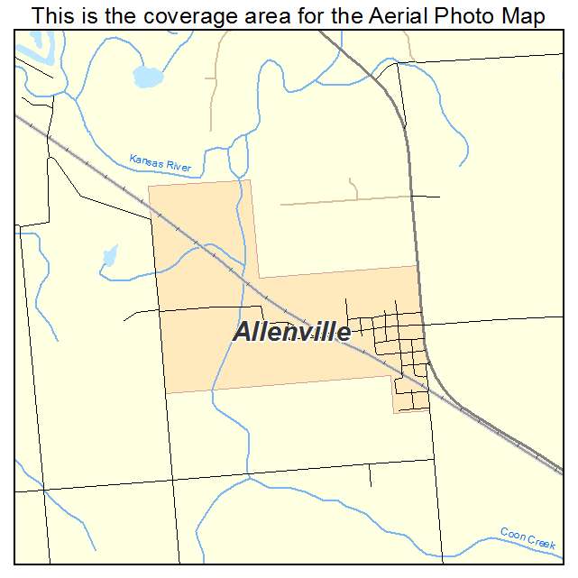 Allenville, IL location map 