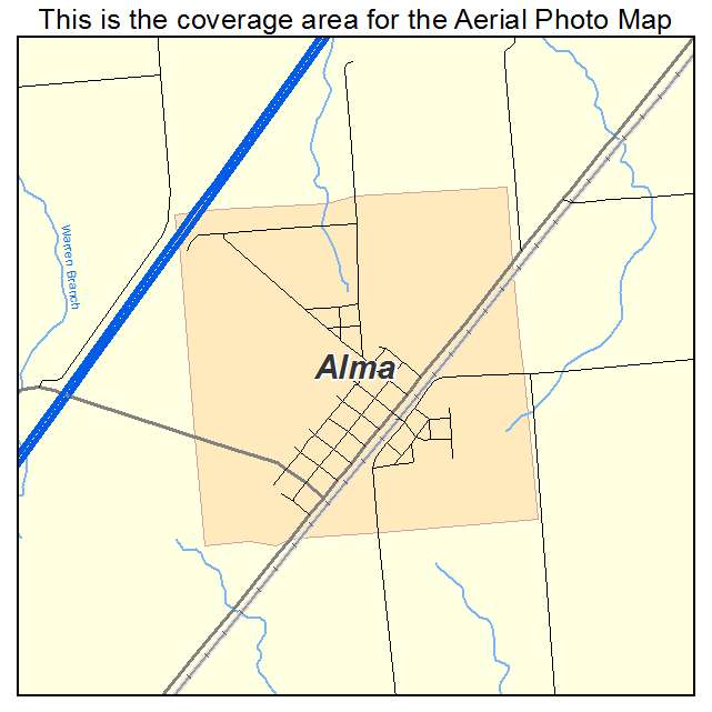 Alma, IL location map 