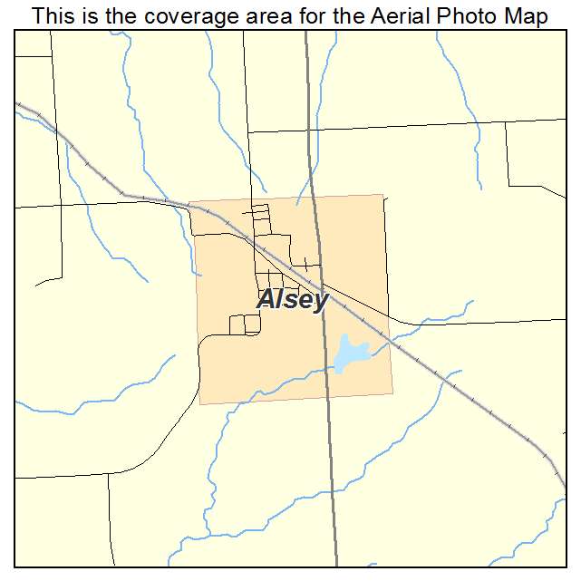 Alsey, IL location map 