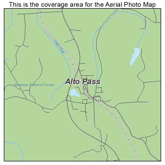 Alto Pass, IL location map 