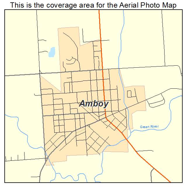 Amboy, IL location map 