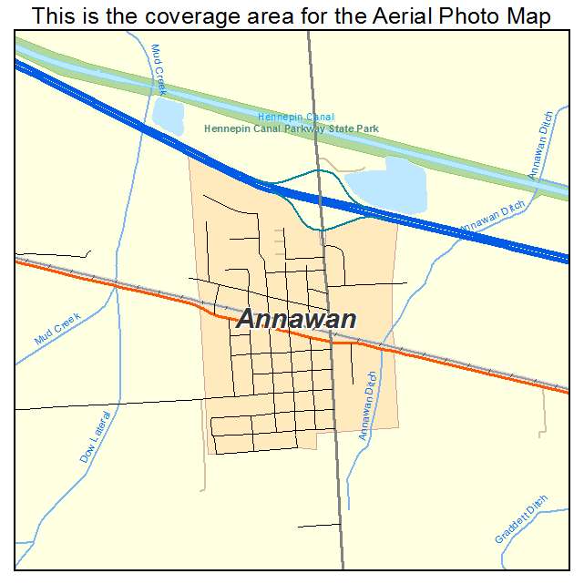 Annawan, IL location map 