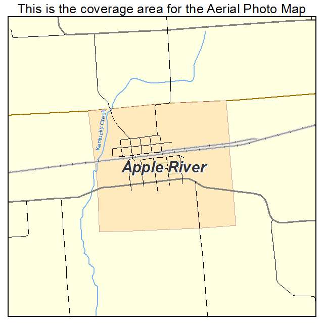Apple River, IL location map 