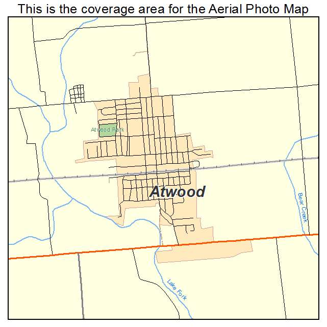 Atwood, IL location map 