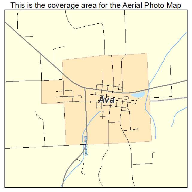 Ava, IL location map 