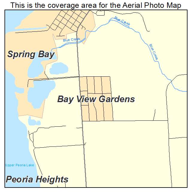 Bay View Gardens, IL location map 