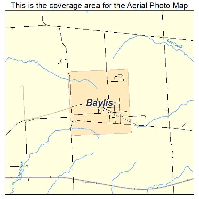 Baylis, IL location map 