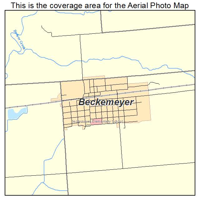 Beckemeyer, IL location map 