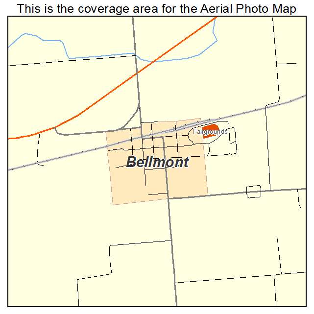 Bellmont, IL location map 