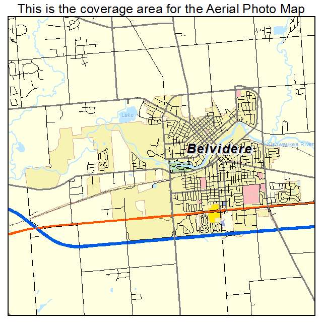 Belvidere, IL location map 
