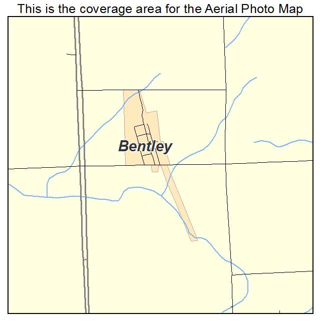 Bentley, IL location map 
