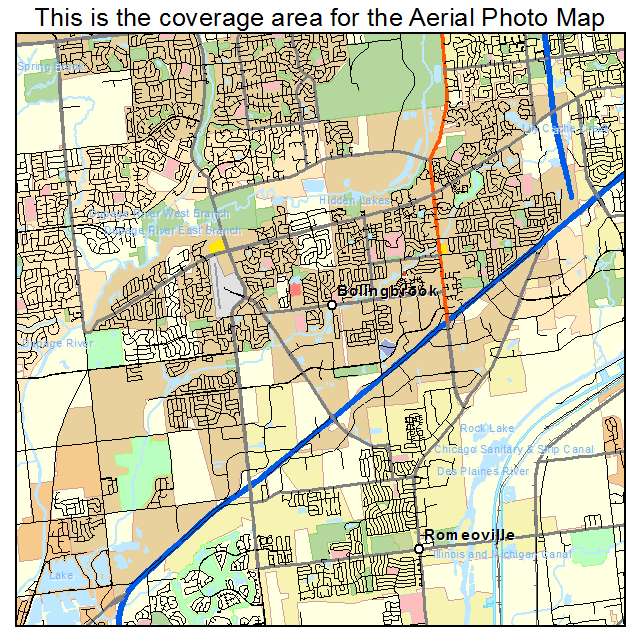 Bolingbrook, IL location map 