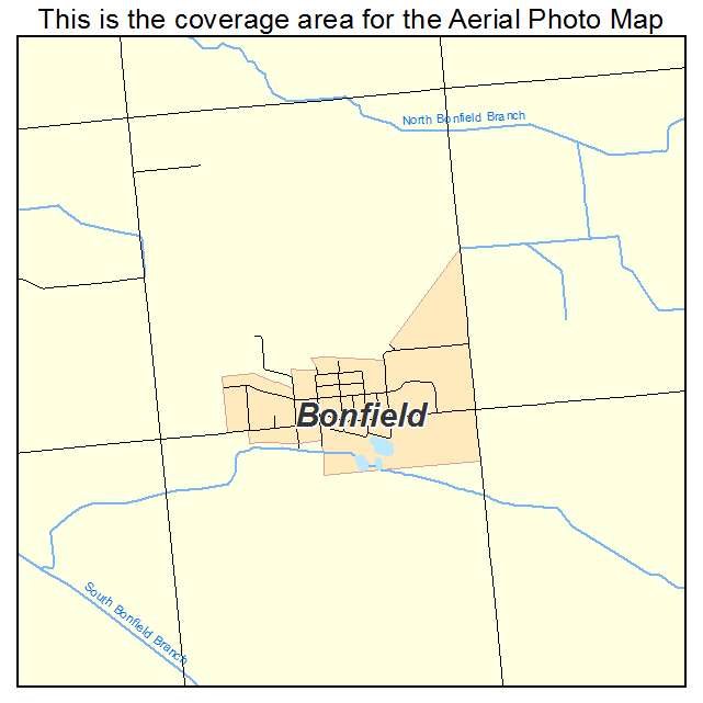 Bonfield, IL location map 