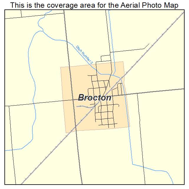 Brocton, IL location map 