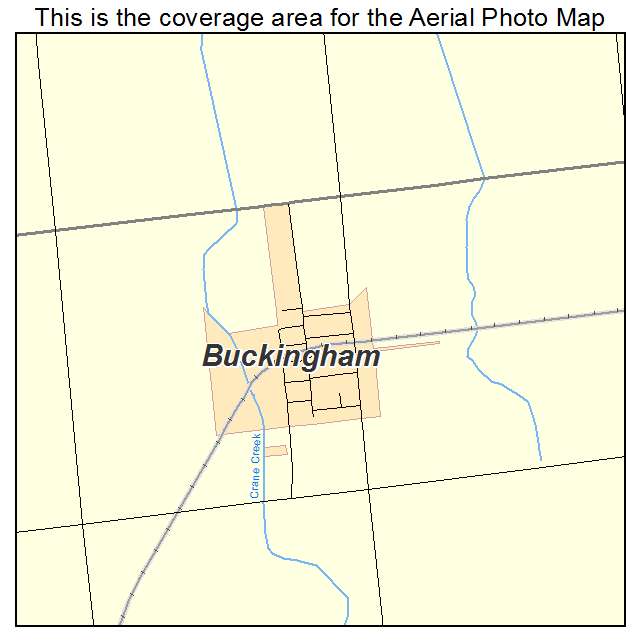 Buckingham, IL location map 