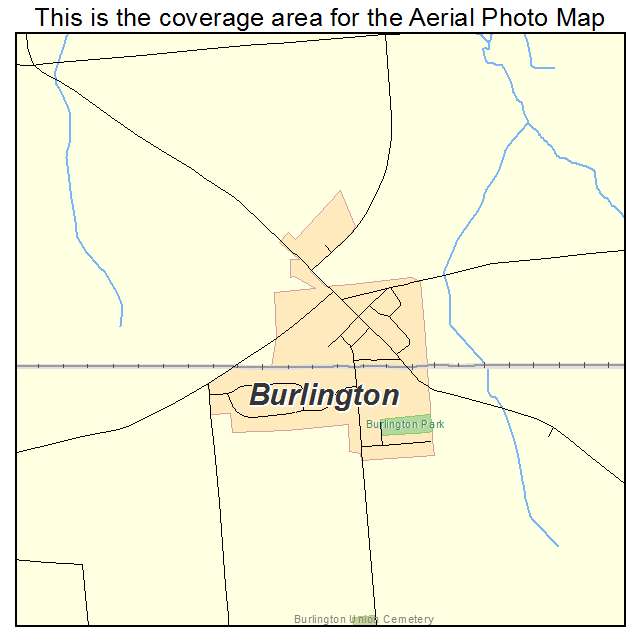 Burlington, IL location map 