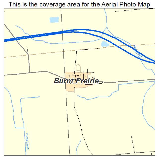 Burnt Prairie, IL location map 