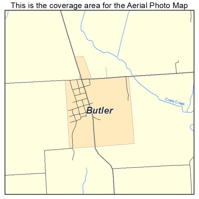 Butler, IL location map 