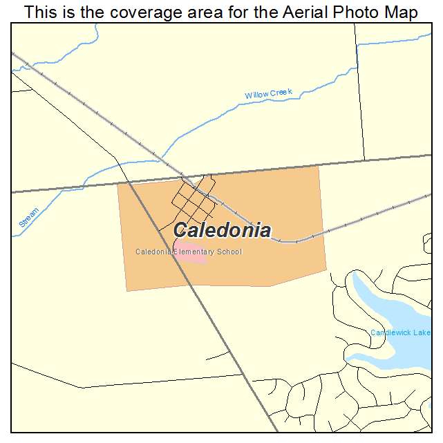 Caledonia, IL location map 