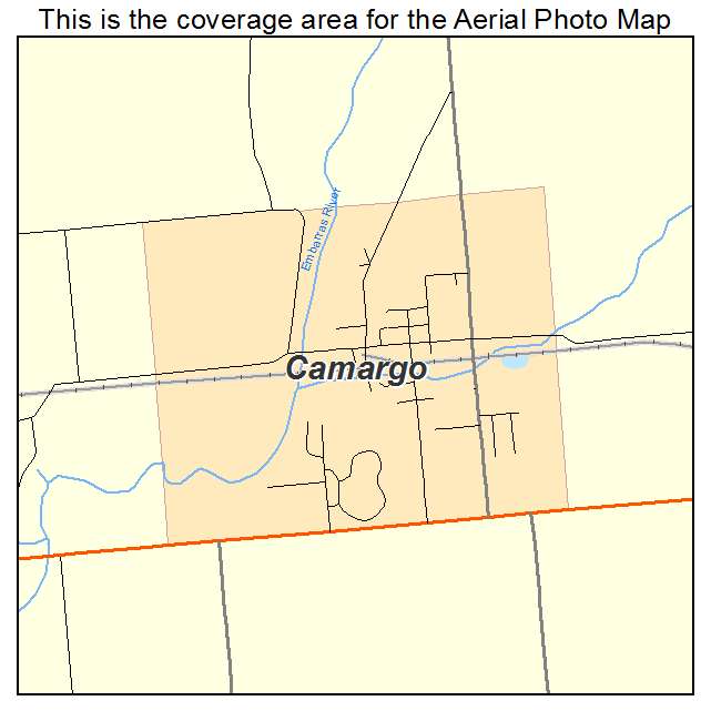 Camargo, IL location map 