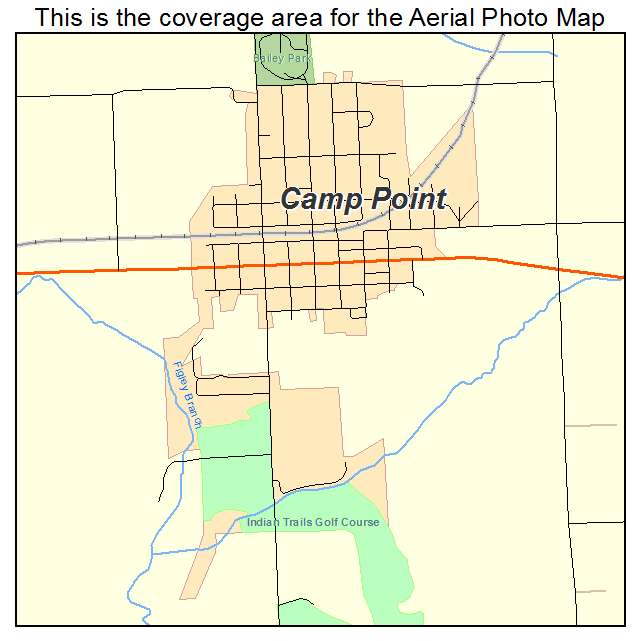 Camp Point, IL location map 