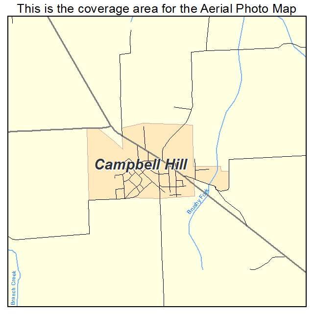 Campbell Hill, IL location map 