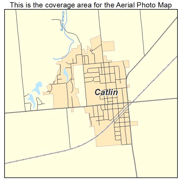 Catlin, IL location map 