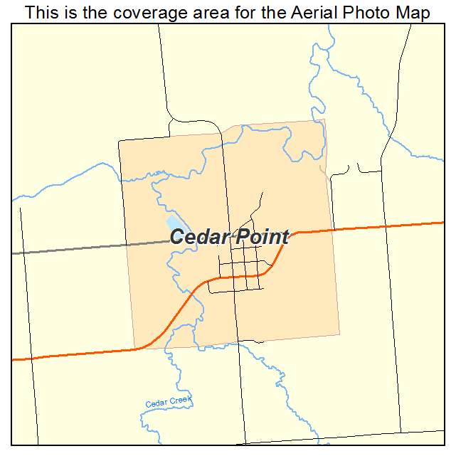 Cedar Point, IL location map 