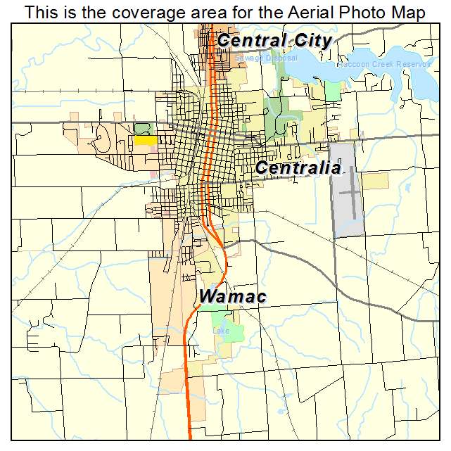 Centralia, IL location map 
