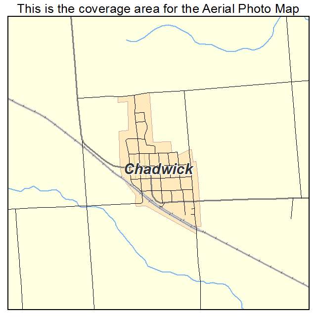 Chadwick, IL location map 