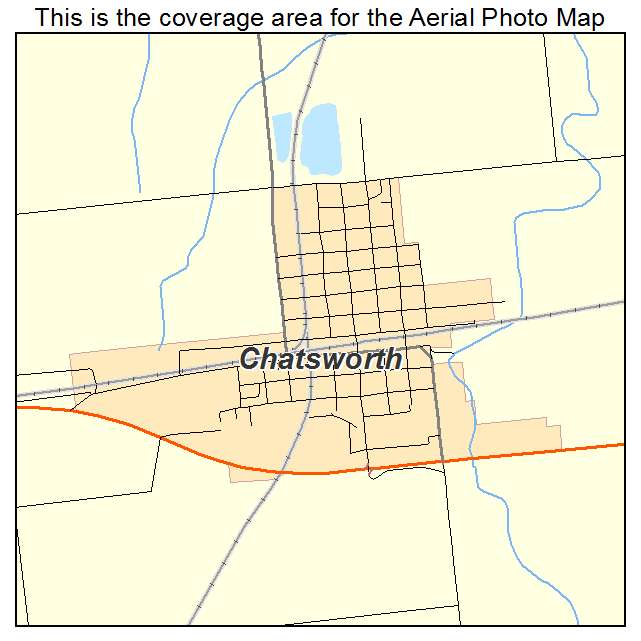 Chatsworth, IL location map 