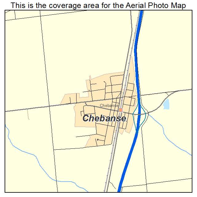 Chebanse, IL location map 