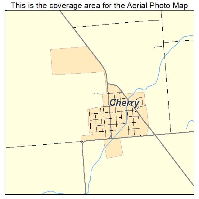 Cherry, IL location map 