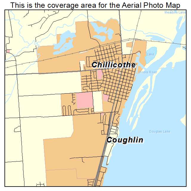 Chillicothe, IL location map 