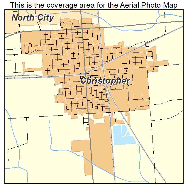 Christopher, IL location map 