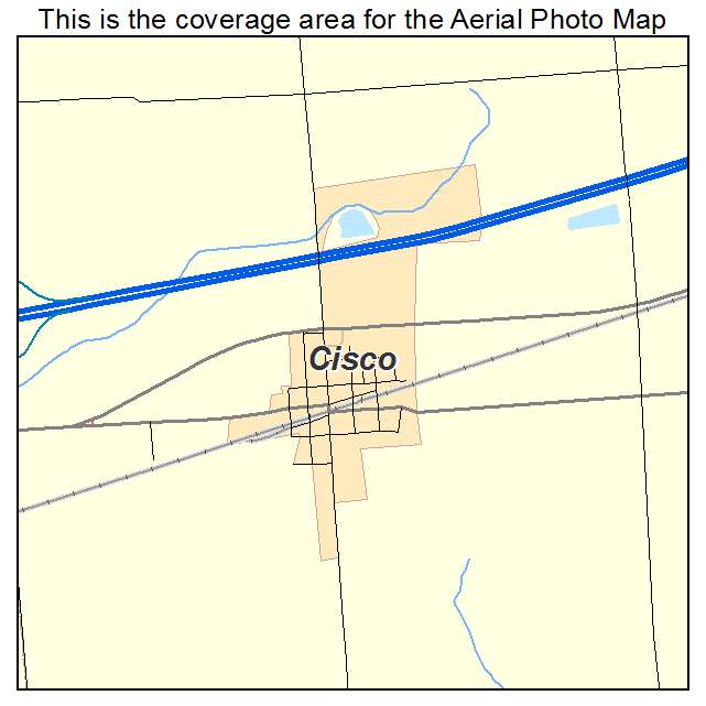 Cisco, IL location map 