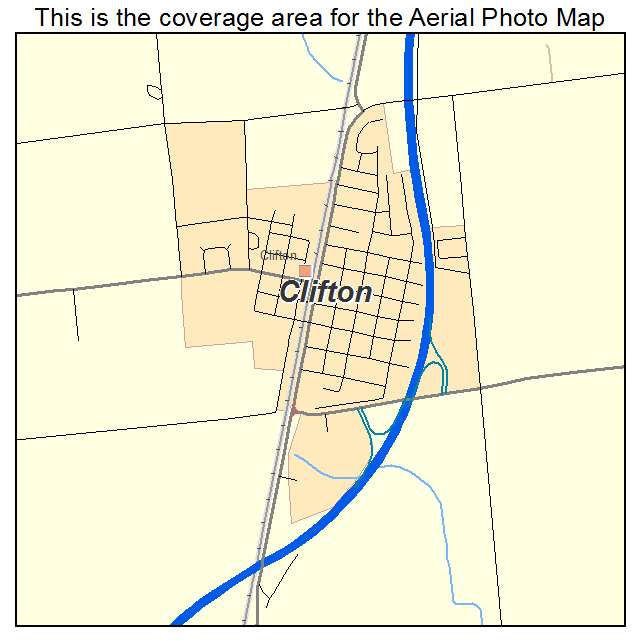 Clifton, IL location map 