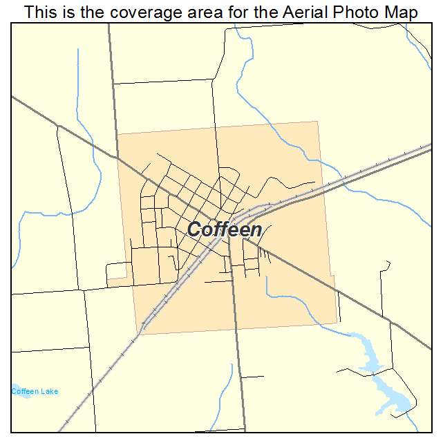 Coffeen, IL location map 