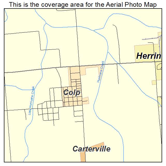 Colp, IL location map 