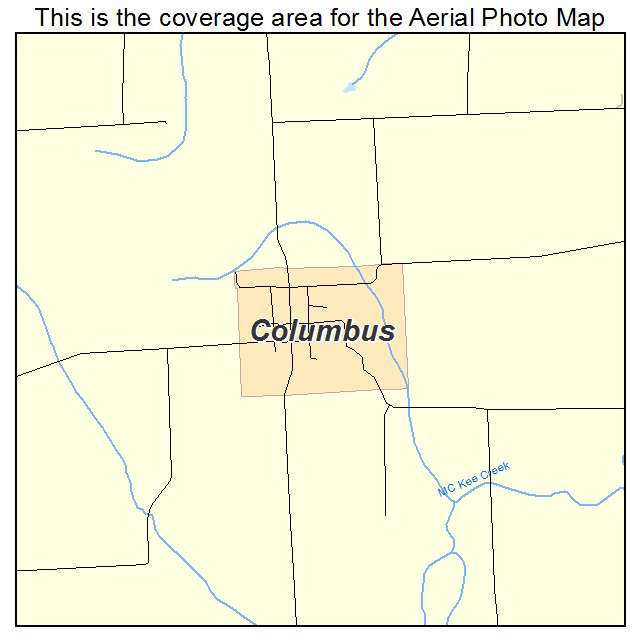 Columbus, IL location map 