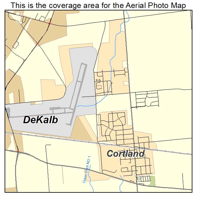 Cortland, IL location map 