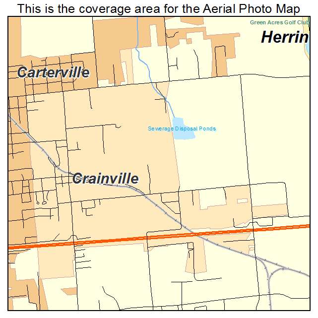 Crainville, IL location map 