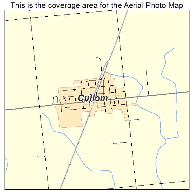 Cullom, IL location map 