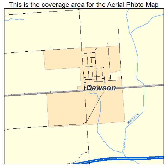 Dawson, IL location map 